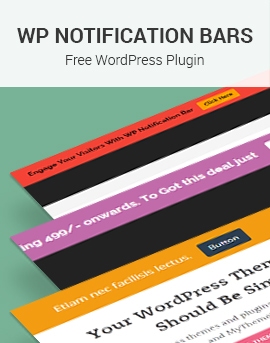WP Notification Bars